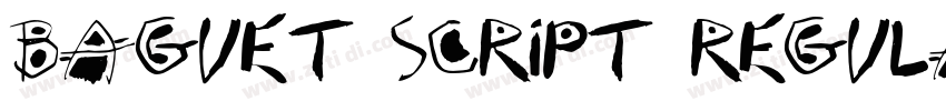 Baguet Script Regula字体转换